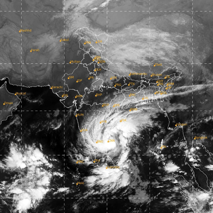 Cyclone Michaung Poses Threat As It Heads Towards Andhra Pradesh Coast ...